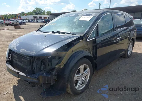 2012 Honda Odyssey Touring/Touring Elite из США, поврежденный, VIN 5FNRL5H93CB006301